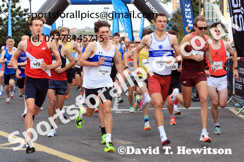 The Newcastle Quayside 5k Road Race, 2025 Newcastle Quayside 5k and 10k Road Race  Photo: David T. Hewitson/Sports for All Pics
